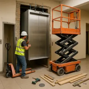 החלפת מעלית בבניין משותף באמצעות חברת צום מעליות