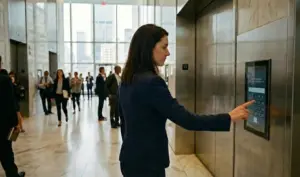 שימוש במערכת בקרת יעד של צום מעליות